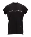 Rick Owens Short Sleeve T-shirt In Black