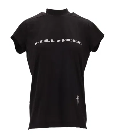 Rick Owens Short Sleeve T-shirt In Black