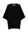 Rick Owens Drop-shoulder T-shirt In Black