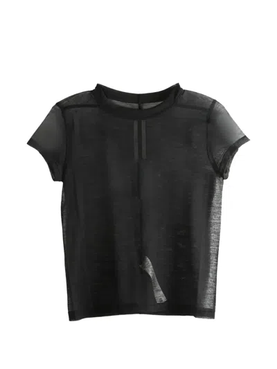 Rick Owens Short-sleeve T-shirt In Black