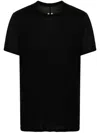 Rick Owens Gathered-detail Short-sleeved T-shirt In Black