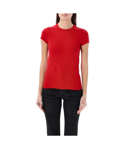 Rick Owens Short-sleeve T-shirt In Red