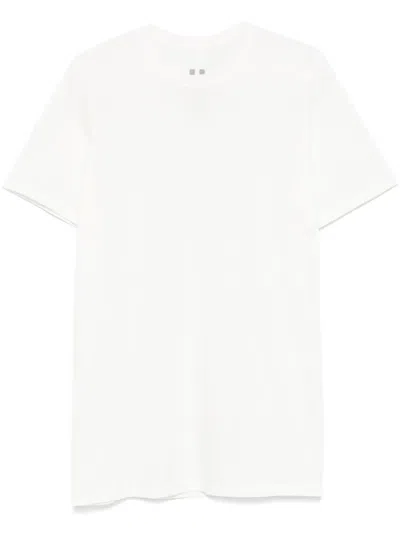 Rick Owens Short Sleeve T-shirt With Classic Crew Neckline In Neutral