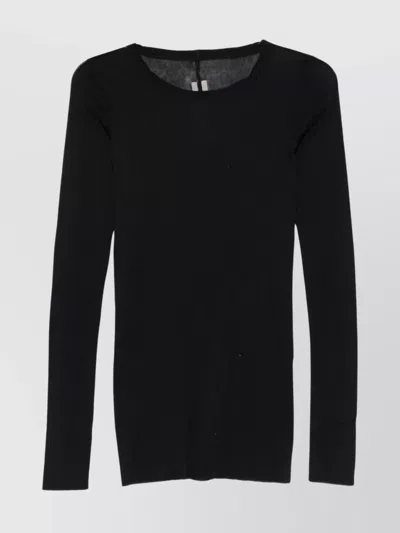 RICK OWENS SHORT SLEEVE TOP ROUND NECK