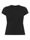 Rick Owens Short-sleeved Cotton T-shirt In Black