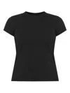 Rick Owens Short-sleeved Cotton T-shirt In Black