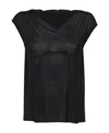 Rick Owens Short-sleeved T-shirt In Black