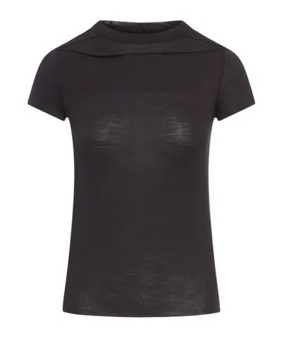 Rick Owens Short-sleeved T-shirt In Black