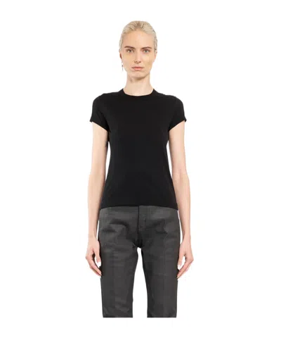 Rick Owens Short-sleeved T-shirt In Black