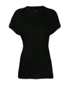 Rick Owens Short-sleeved T-shirt In Black