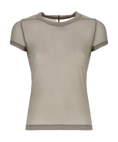 Rick Owens Short-sleeved T-shirt In Nude