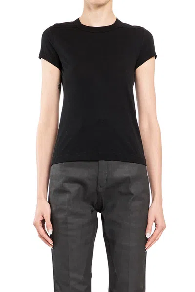 Rick Owens Short Sleeves In Black