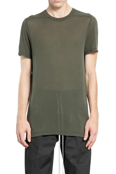 Rick Owens Short Sleeves In Green