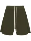 Rick Owens Drawstring Pods Shorts In Bean