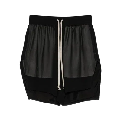 Rick Owens Shorts In Black