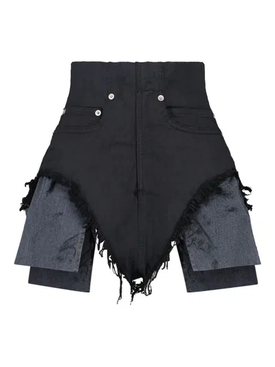 Rick Owens Shorts In Blue