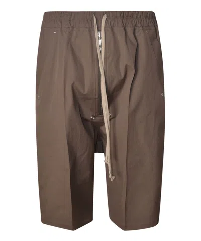 Rick Owens Shorts In Brown