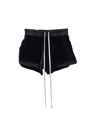 Rick Owens Shorts - Fog Boxers In Black