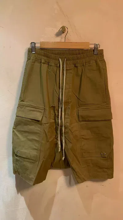 Pre-owned Rick Owens Shorts In Green