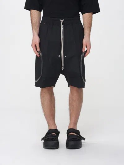Rick Owens Shorts Men  In Black