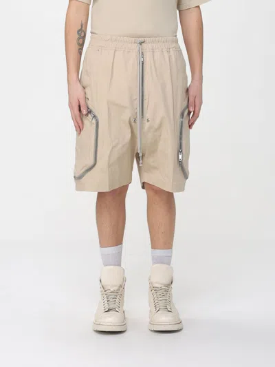 Rick Owens Cargo-pockets Drawstring-waistband Shorts In Neutral