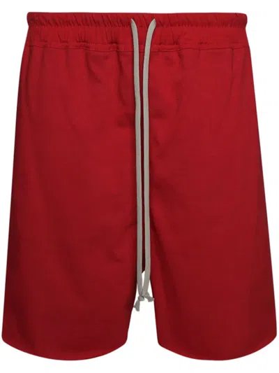 Rick Owens Shorts In Red