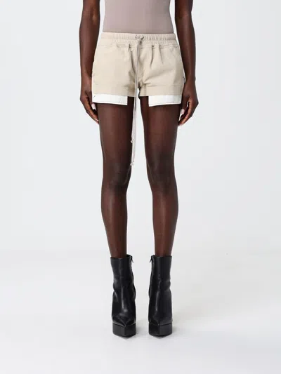 Rick Owens Shorts Woman  In Neutral