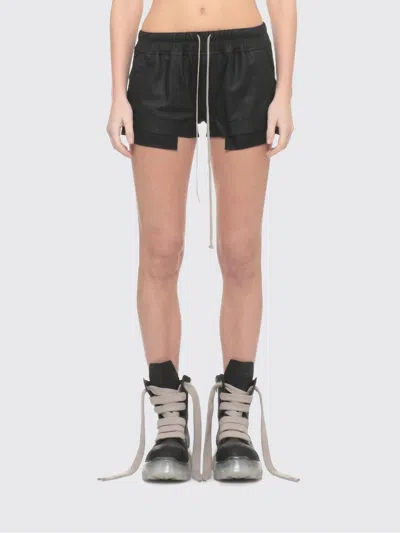 Rick Owens Shorts Woman  In Black