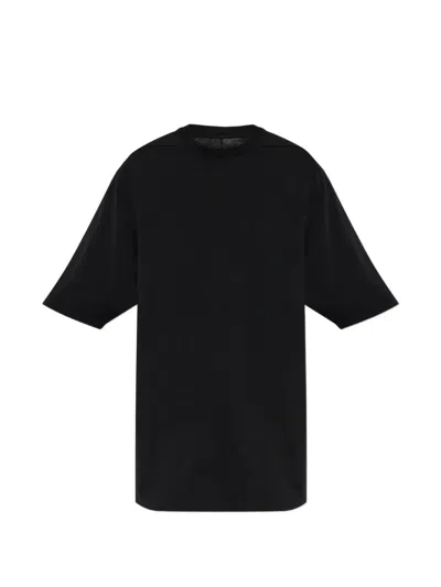 Rick Owens Short-sleeve Cotton T-shirt In Black