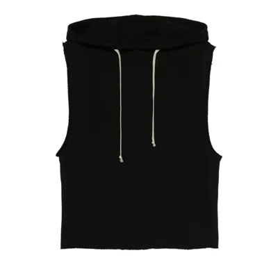 Pre-owned Rick Owens Short-sleeve Hoodie 'black' | Men's Size Xl