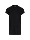 Rick Owens Oversized Cotton T-shirt In Black