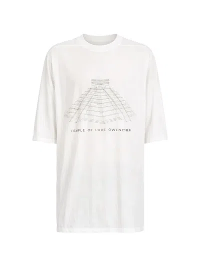 Rick Owens Short-sleeve T-shirt In White