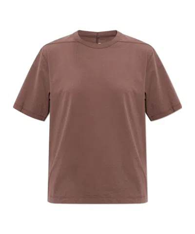 Rick Owens Short-sleeved T-shirt In Brown