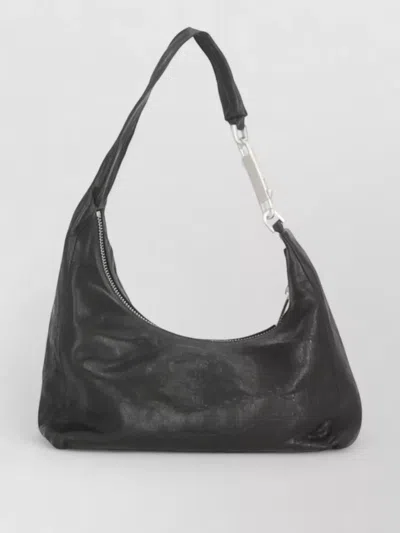 Rick Owens Shoulder Bag Asymmetrical Shape Metal Hardware