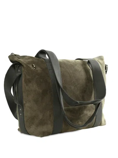 Rick Owens Shoulder Strap Tote Bag In Green