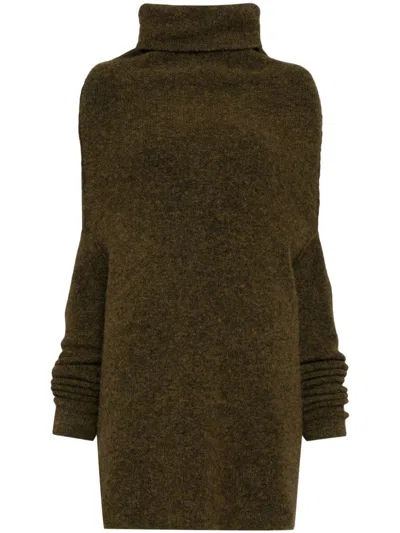 Rick Owens Shroud Jumper In Neutrals