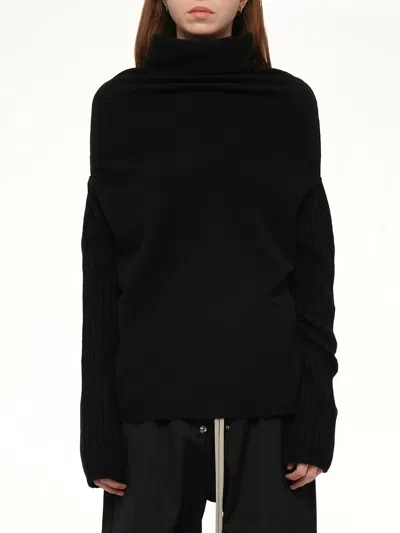 Rick Owens Shroud Sweater In Black