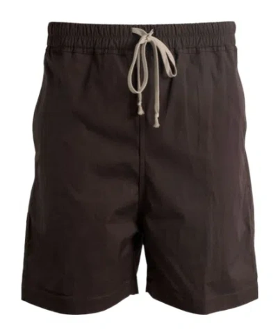 Rick Owens Side Slit Drawstring Shorts