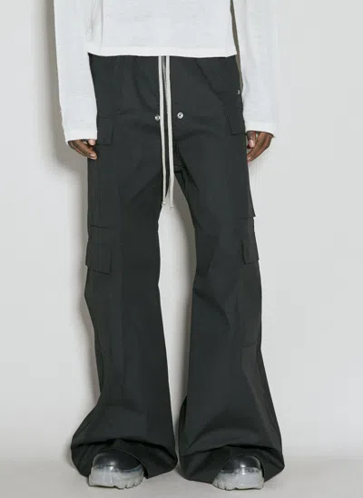 Rick Owens Signature Drawstring Pants In Black