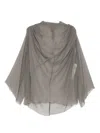 Rick Owens Silk Blouse In Gray
