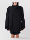 Rick Owens Anthem Asymmetric Ripstop Jacket