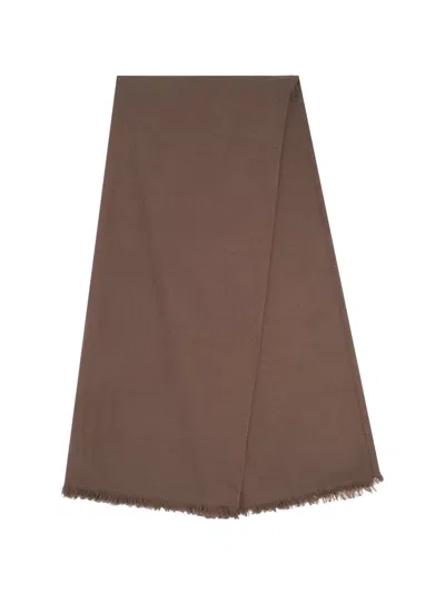 Rick Owens Foulard Scarf In Brown