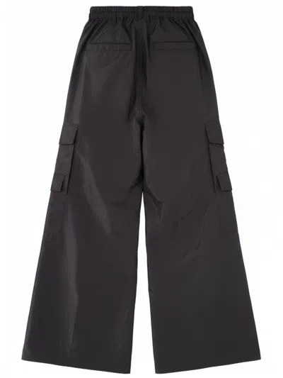 Rick Owens Silk Trousers For Men - Ss26 Collection In Black