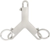 Rick Owens Silver Cerberus Keychain In 128 Palladio