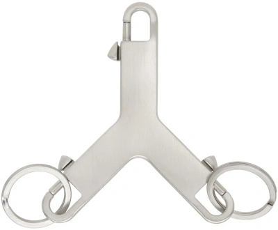 Rick Owens Silver Cerberus Keychain