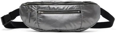 Rick Owens Silver Champion Edition Belt Bag In Gray