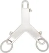 Rick Owens Silver Concordians Cerberus Keychain
