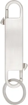 Rick Owens Silver Hollywood Gemini Keychain
