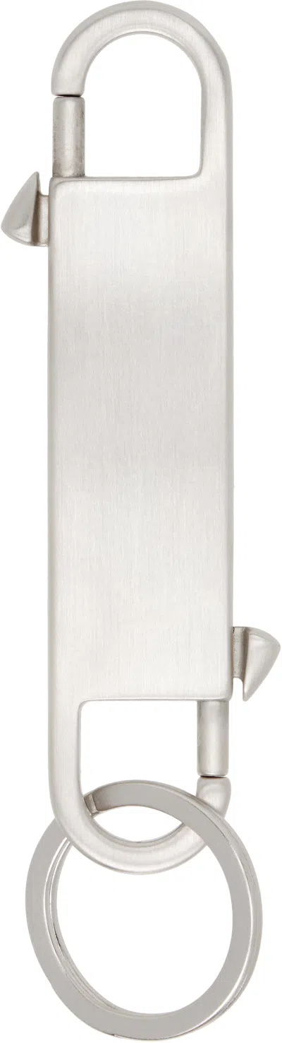 Rick Owens Silver Concordians Gemini Keychain