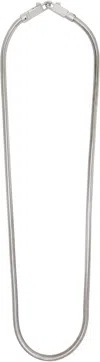 Rick Owens Silver Concordians Snake Keychain